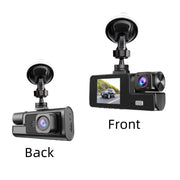 Advanced 1080P Triple Camera Dash Cam