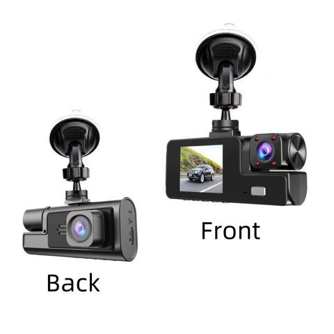Advanced 1080P Triple Camera Dash Cam