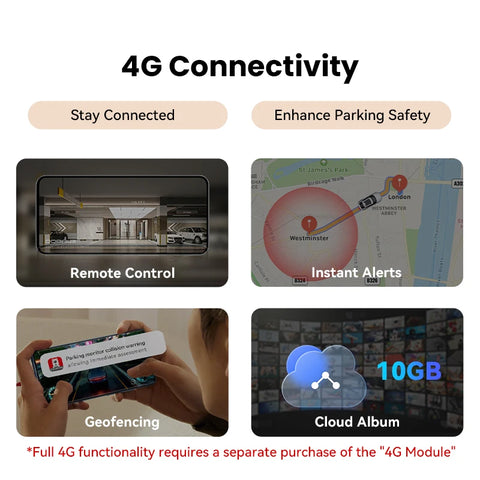 2025 New DDPAI Z60 Pro 4K Dash Cam Support Rear and Interior Car Camera SONY STARVIS2 678 Sensor  5GHz Wi-Fi ADAS 4G DVR