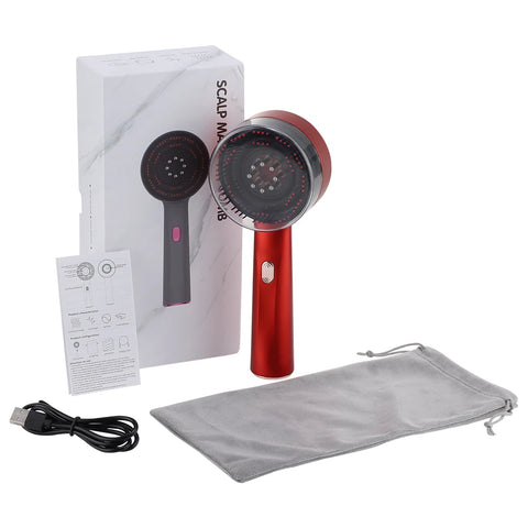 Red Light Therapy Electric Scalp Massager