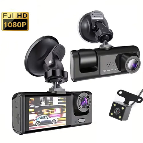 Advanced 1080P Triple Camera Dash Cam