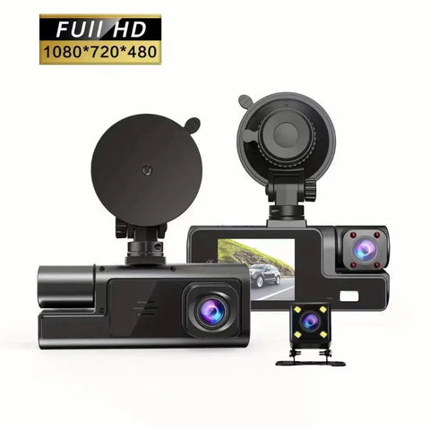 Advanced 1080P Triple Camera Dash Cam