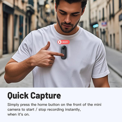 4K Wearable Action Digital Camera