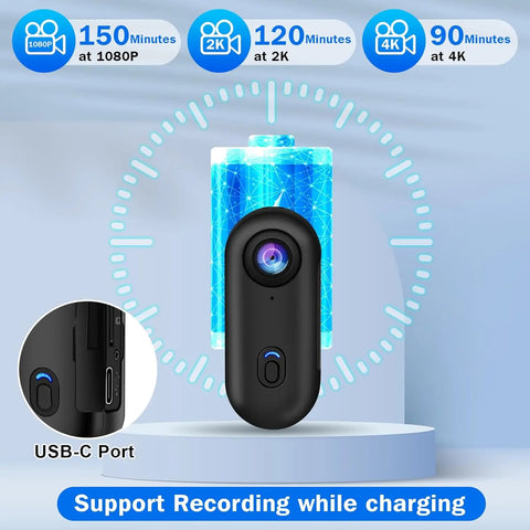4K Wearable Action Digital Camera