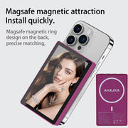 Magnetic Vlog Selfie Monitor – 4K, Bluetooth Remote, iPhone & Android