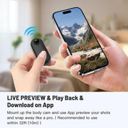 4K Wearable Action Digital Camera