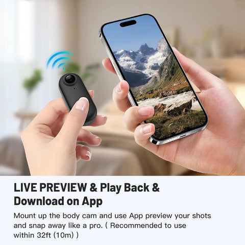 4K Wearable Action Digital Camera
