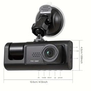 Advanced 1080P Triple Camera Dash Cam
